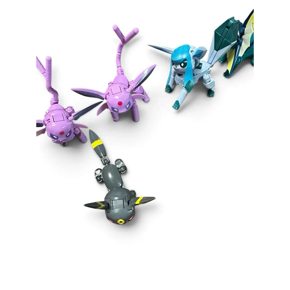Pokémon Mega Construx Eevee Evolutions Build & Show LOT OF 8 Figures READ